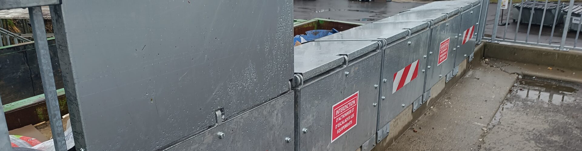 Travaux à la déchèterie de Saint-Ours-les-Roches